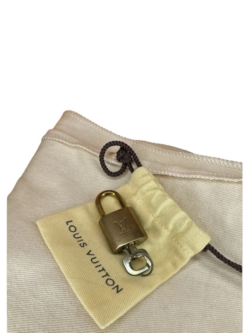 Louis Vuitton Damier Azur Speedy 30 Bag in White and Tan Excellent Condition - Picture 11 of 11